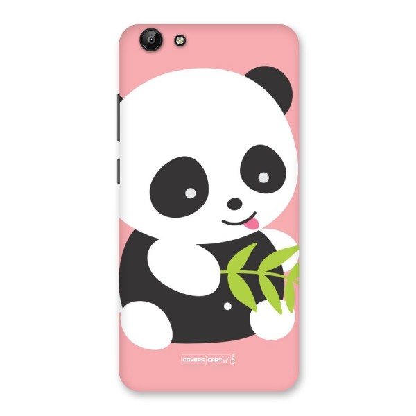 Cute Panda Pink Back Case for Vivo Y69
