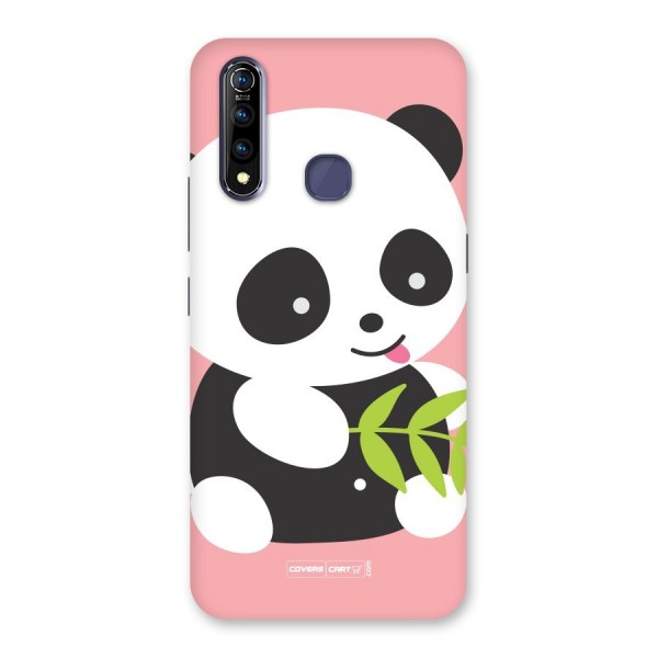 Cute Panda Pink Back Case for Vivo Z1 Pro