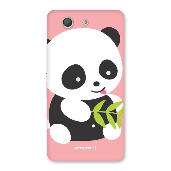 Cute Panda Pink Back Case for Xperia Z3 Compact