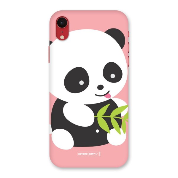 Cute Panda Pink Back Case for iPhone XR