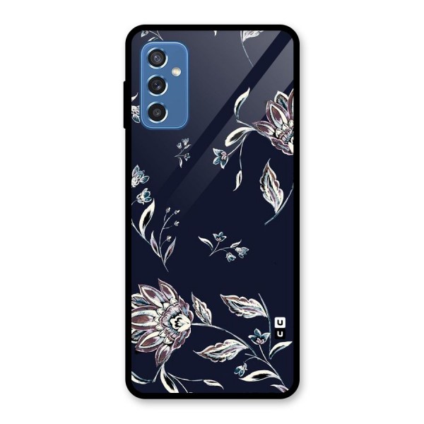 Cute Petals Glass Back Case for Galaxy M52 5G