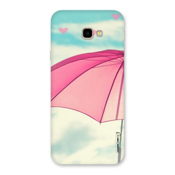 Cute Pink Umbrella Back Case for Galaxy J4 Plus