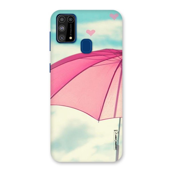 Cute Pink Umbrella Back Case for Galaxy M31
