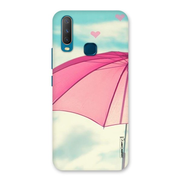 Cute Pink Umbrella Back Case for Vivo Y12