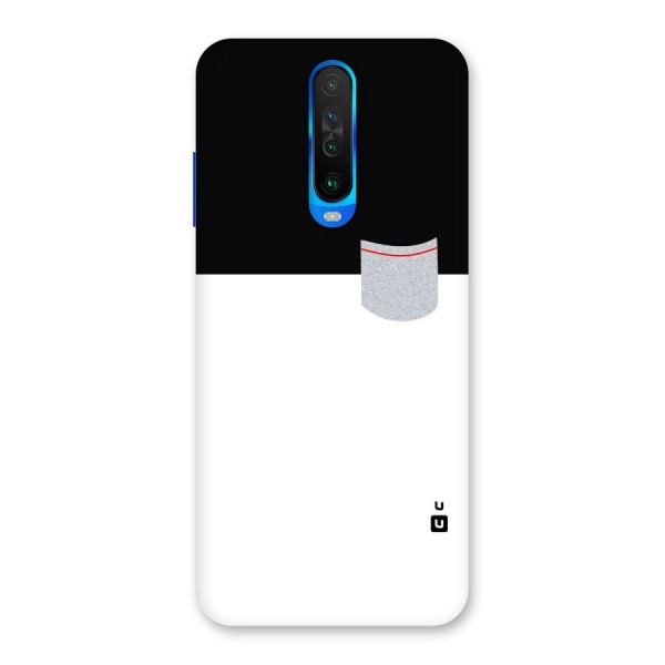 Cute Pocket Simple Back Case for Poco X2