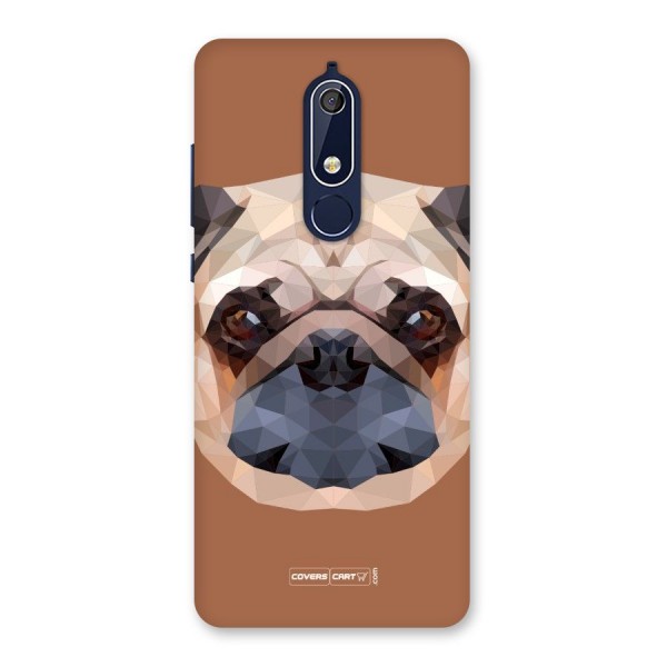 Cute Pug Back Case for Nokia 5.1