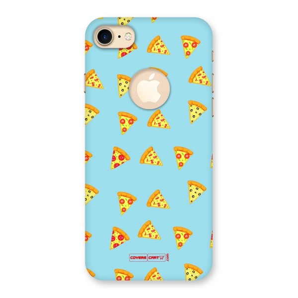 Cute Slices of Pizza Back Case for iPhone 7 Logo Cut