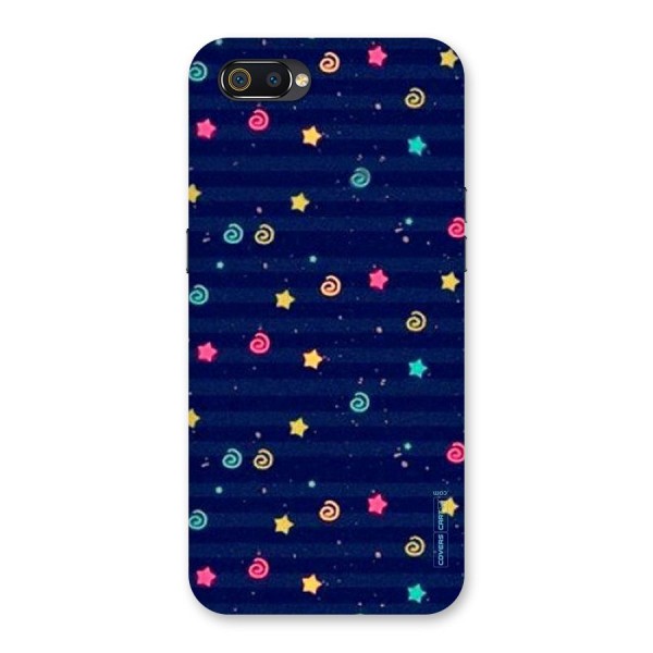 Cute Stars Design Back Case for Realme C2