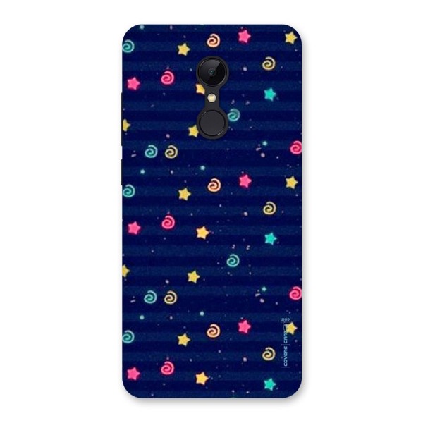 Cute Stars Design Back Case for Redmi 5