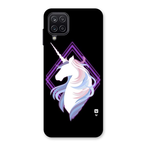Cute Unicorn Illustration Back Case for Galaxy A12