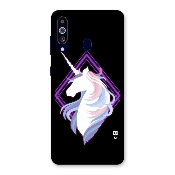 Cute Unicorn Illustration Back Case for Galaxy A60