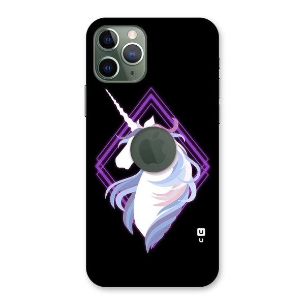 Cute Unicorn Illustration Back Case for iPhone 11 Pro Logo  Cut