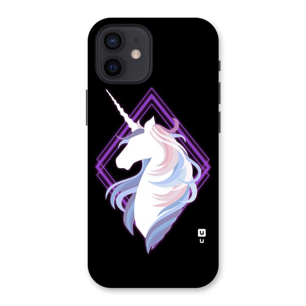 Cute Unicorn Illustration Back Case for iPhone 12