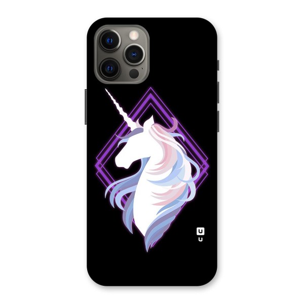 Cute Unicorn Illustration Back Case for iPhone 12 Pro Max