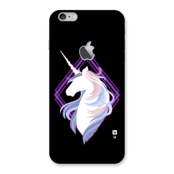 Cute Unicorn Illustration Back Case for iPhone 6 Plus 6S Plus Logo Cut
