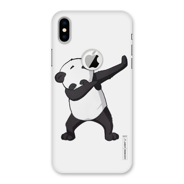 Dab Panda Shoot Back Case for iPhone XS Logo Cut