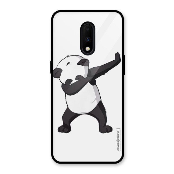 Dab Panda Shoot Glass Back Case for OnePlus 7