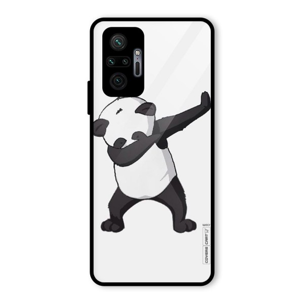 Dab Panda Shoot Glass Back Case for Redmi Note 10 Pro Max