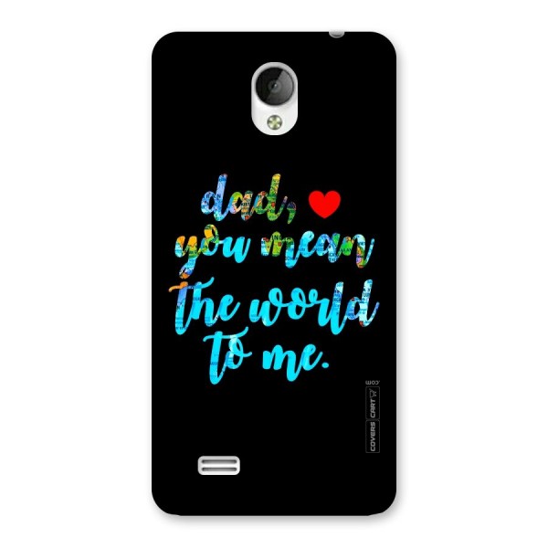 Dad You Mean World to Me Back Case for Vivo Y21