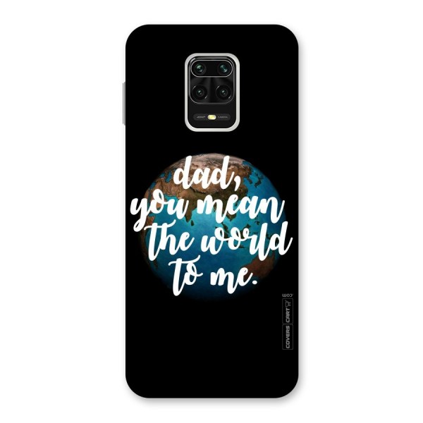Dad You Mean World to Mes Back Case for Poco M2 Pro
