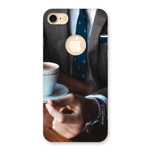 Dapper Suit Back Case for iPhone 7 Logo Cut