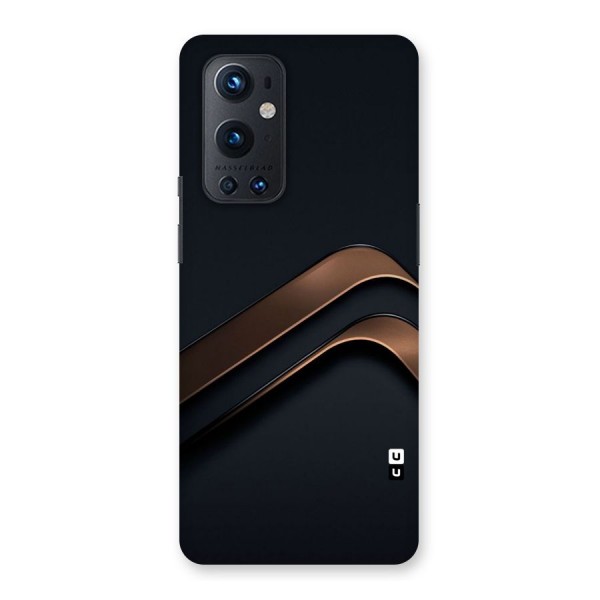 Dark Gold Stripes Back Case for OnePlus 9 Pro