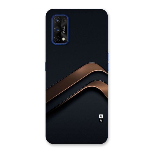 Dark Gold Stripes Back Case for Realme 7 Pro