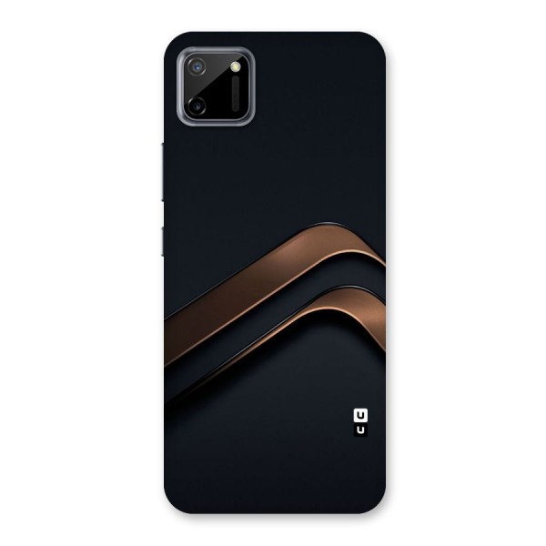 Dark Gold Stripes Back Case for Realme C11