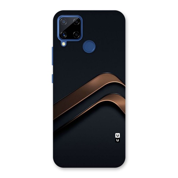 Dark Gold Stripes Back Case for Realme C12