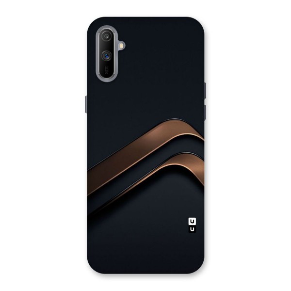 Dark Gold Stripes Back Case for Realme C3