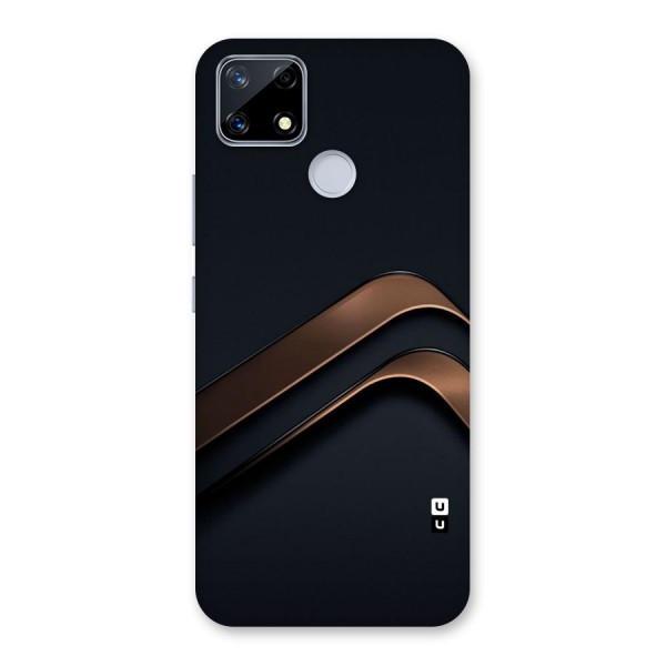 Dark Gold Stripes Back Case for Realme Narzo 20