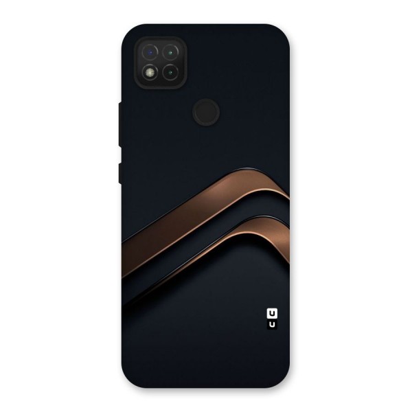 Dark Gold Stripes Back Case for Redmi 9