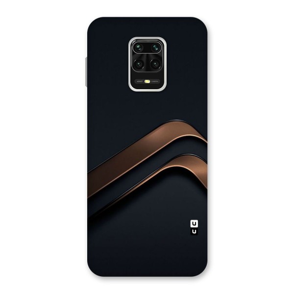 Dark Gold Stripes Back Case for Redmi Note 9 Pro Max