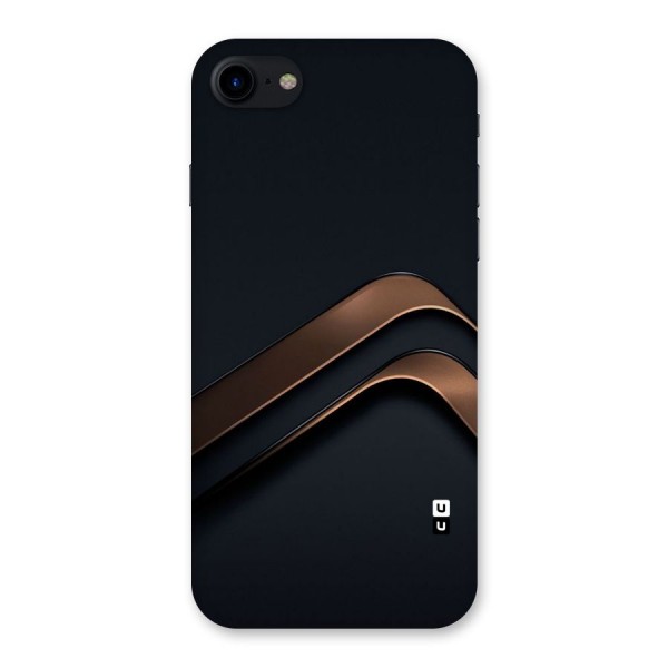 Dark Gold Stripes Back Case for iPhone SE 2020