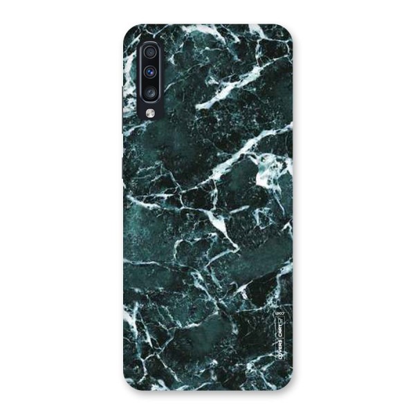 Dark Green Marble Back Case for Galaxy A70