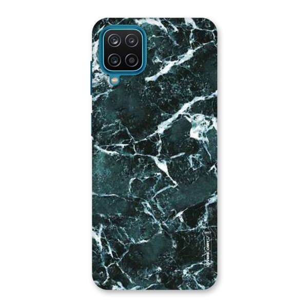 Dark Green Marble Back Case for Galaxy M12