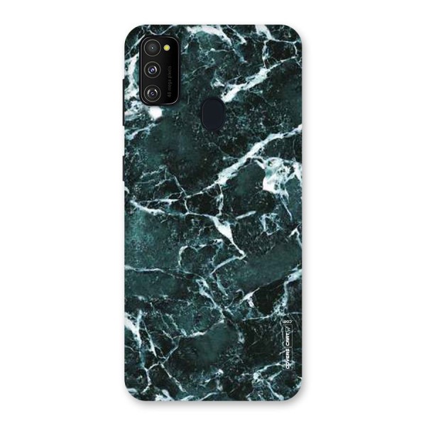 Dark Green Marble Back Case for Galaxy M21