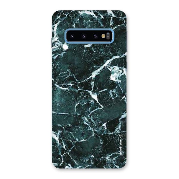 Dark Green Marble Back Case for Galaxy S10