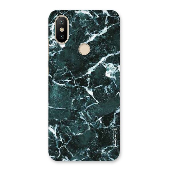 Dark Green Marble Back Case for Mi A2