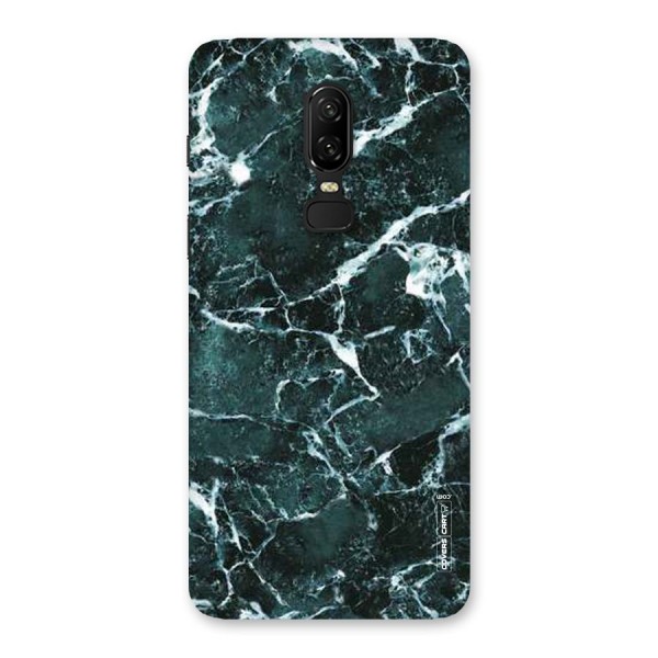 Dark Green Marble Back Case for OnePlus 6