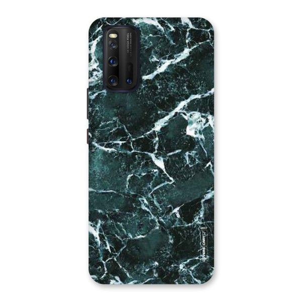 Dark Green Marble Back Case for Vivo iQOO 3