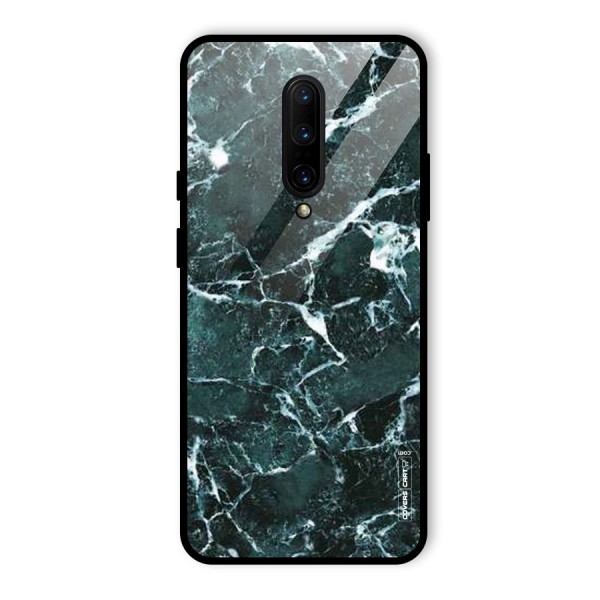 Dark Green Marble Glass Back Case for OnePlus 7 Pro