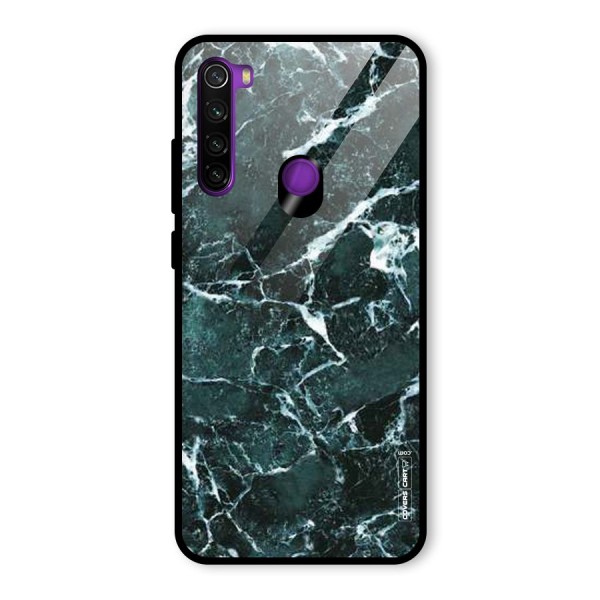 Dark Green Marble Glass Back Case for Redmi Note 8