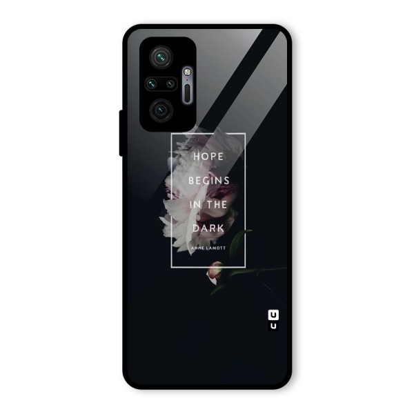Dark Hope Glass Back Case for Redmi Note 10 Pro Max