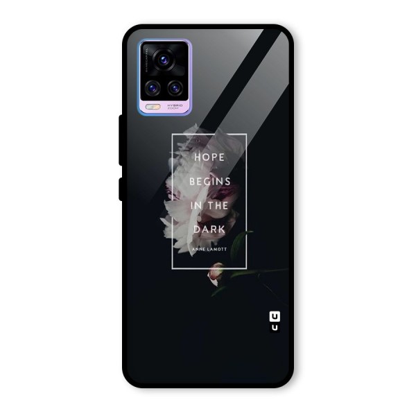 Dark Hope Glass Back Case for Vivo V20 Pro