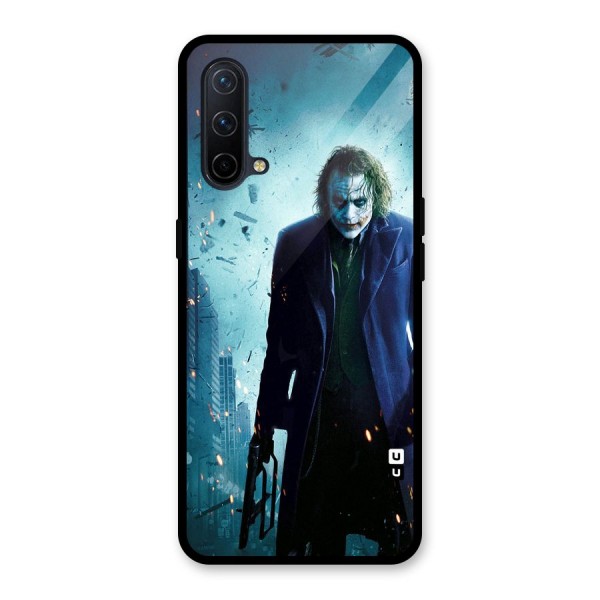 Dark Knight Joker Glass Back Case for OnePlus Nord CE 5G