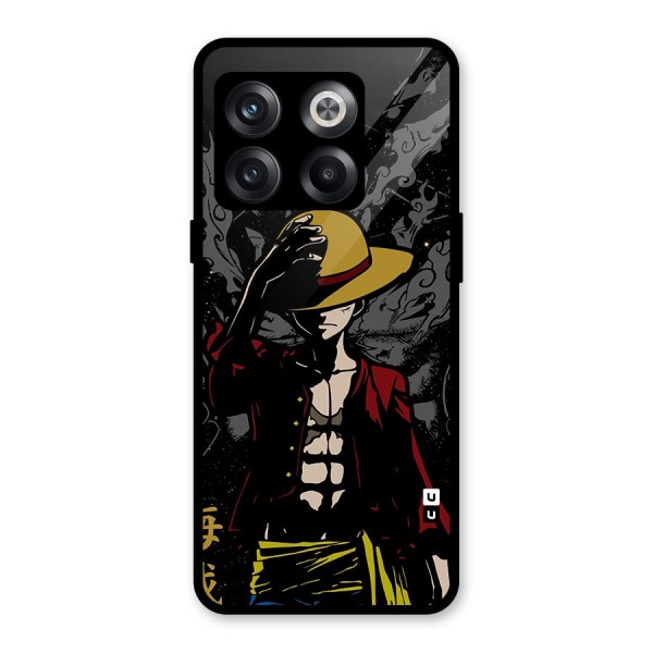 Dark Luffy Art Glass Back Case for OnePlus 10T