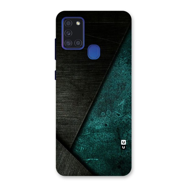 Dark Olive Green Back Case for Galaxy A21s