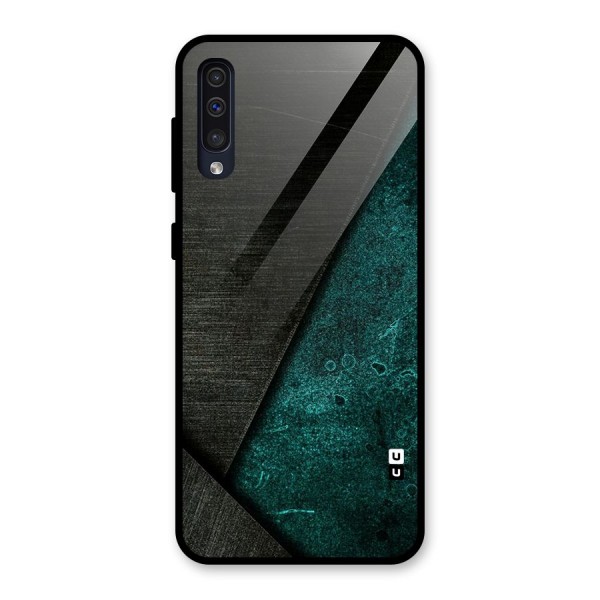 Dark Olive Green Glass Back Case for Galaxy A50