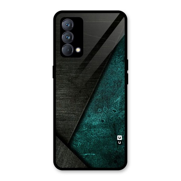 Dark Olive Green Glass Back Case for Realme GT Master Edition